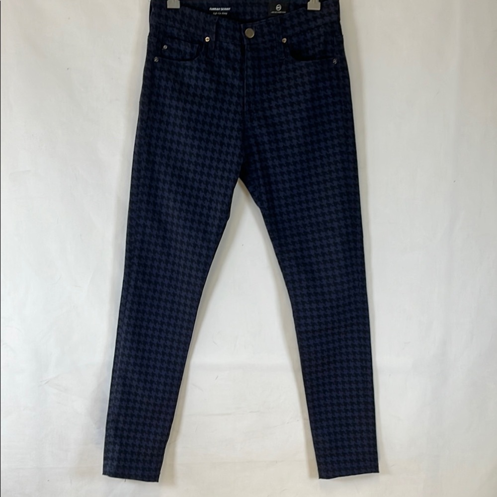 AG Adriano Goldschmied Farrah Houndstooth Jeans 26